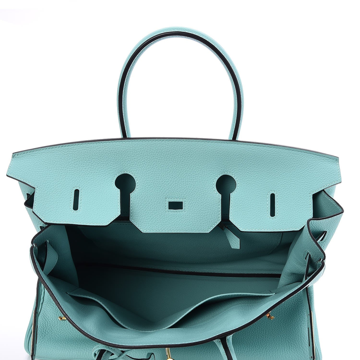 Hermes Togo Birkin 35 Bleu Atoll 12 of 37