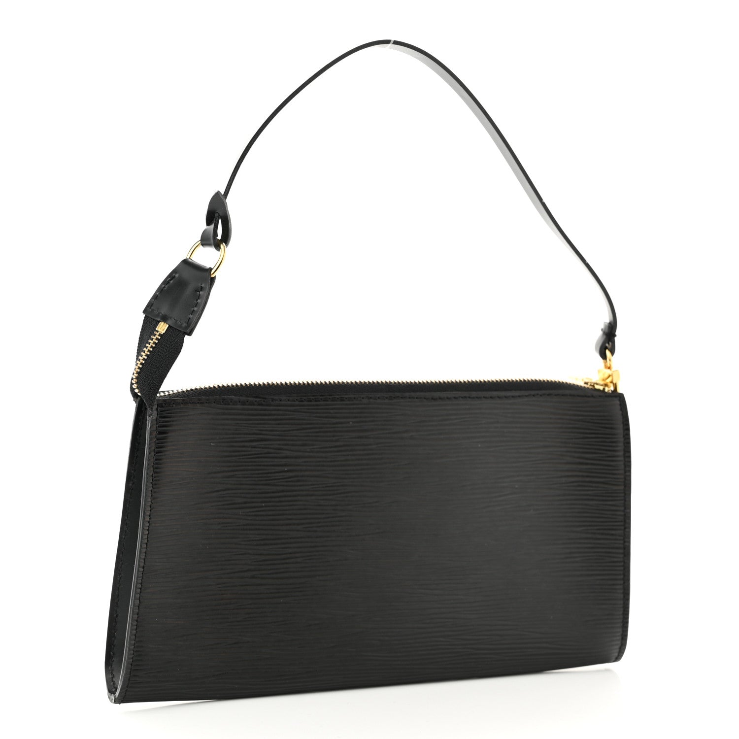 Louis Vuitton Epi Pochette Accessories 24 Black 2 of 8