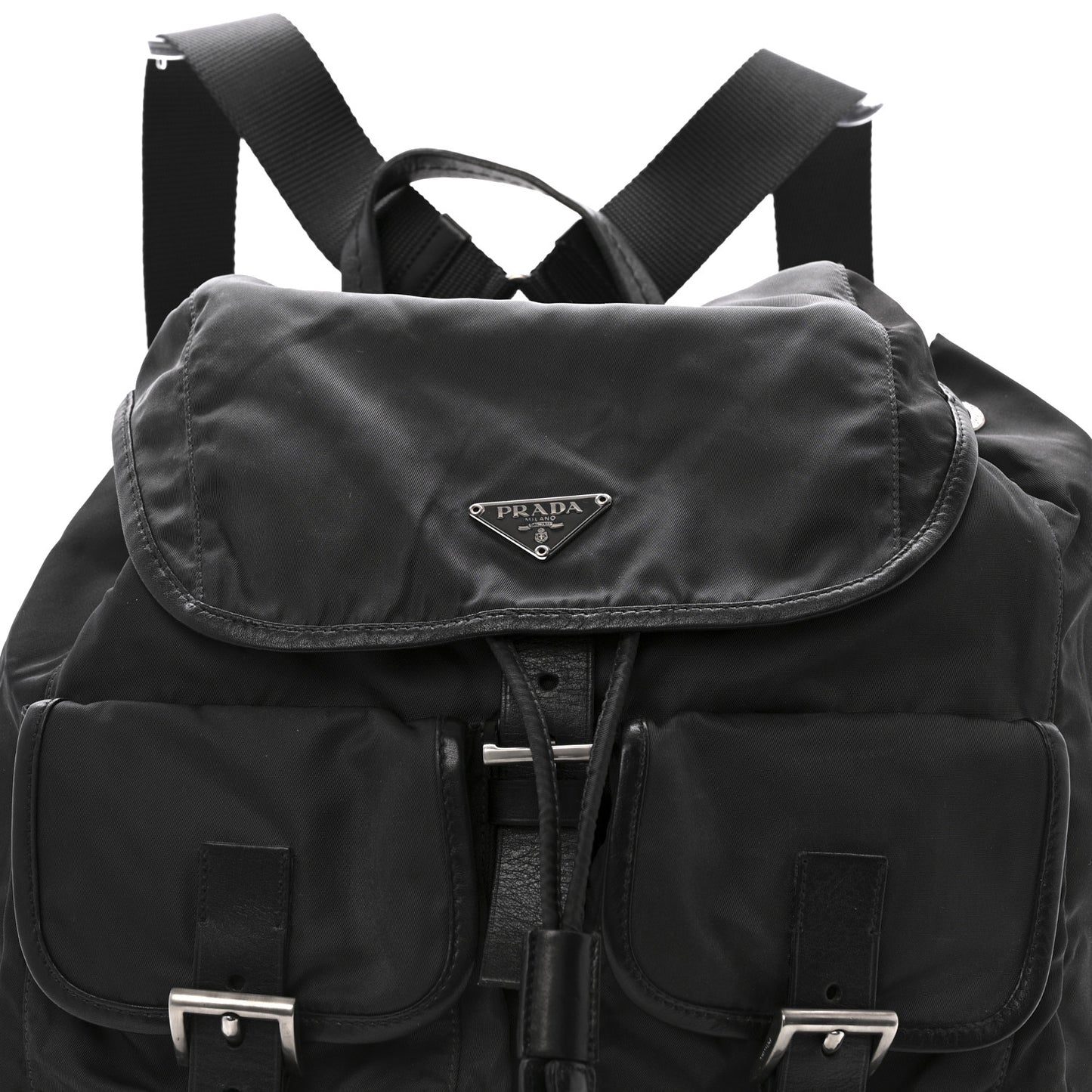 Nylon Vela Medium Backpack Black
