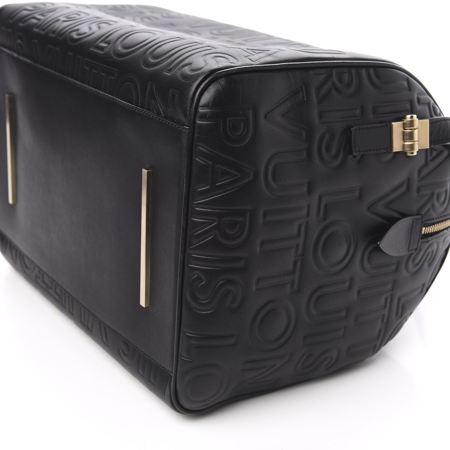 Calfskin Embossed Speedy Cube 30 Black