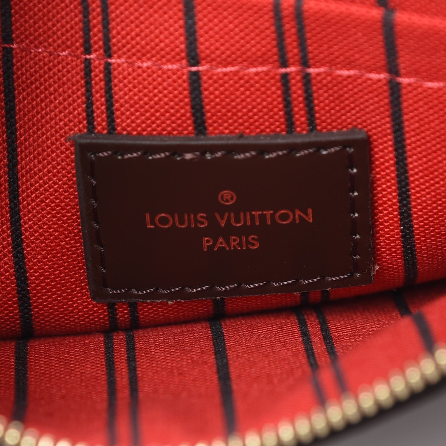 Louis Vuitton Damier Ebene Neverfull MM GM Pochette 6 of 8