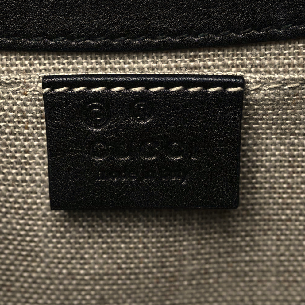 Gucci Microguccissima Medium Emily Chain Shoulder Bag Black 9 of 10