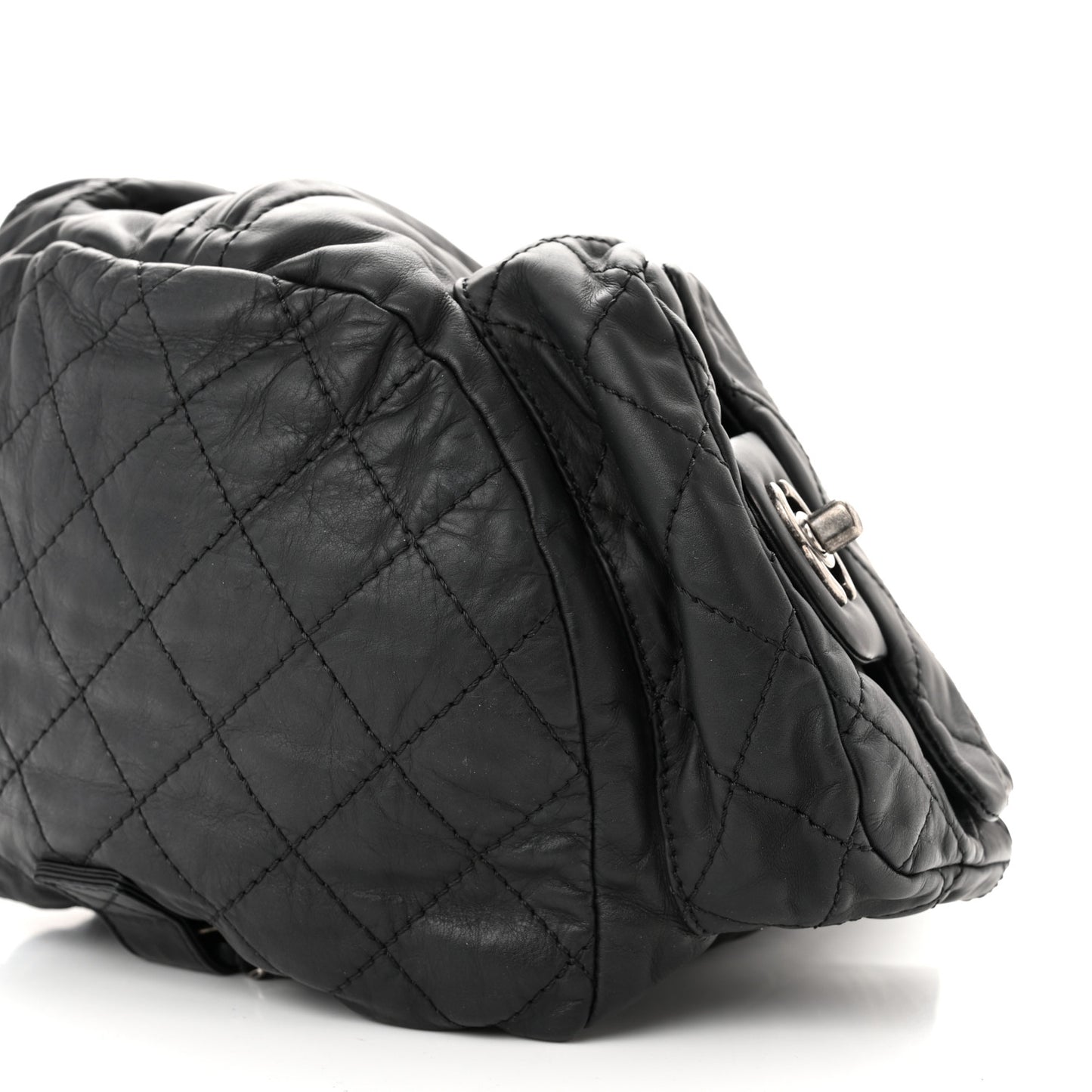 Calfskin Large Backpack Is Back Black