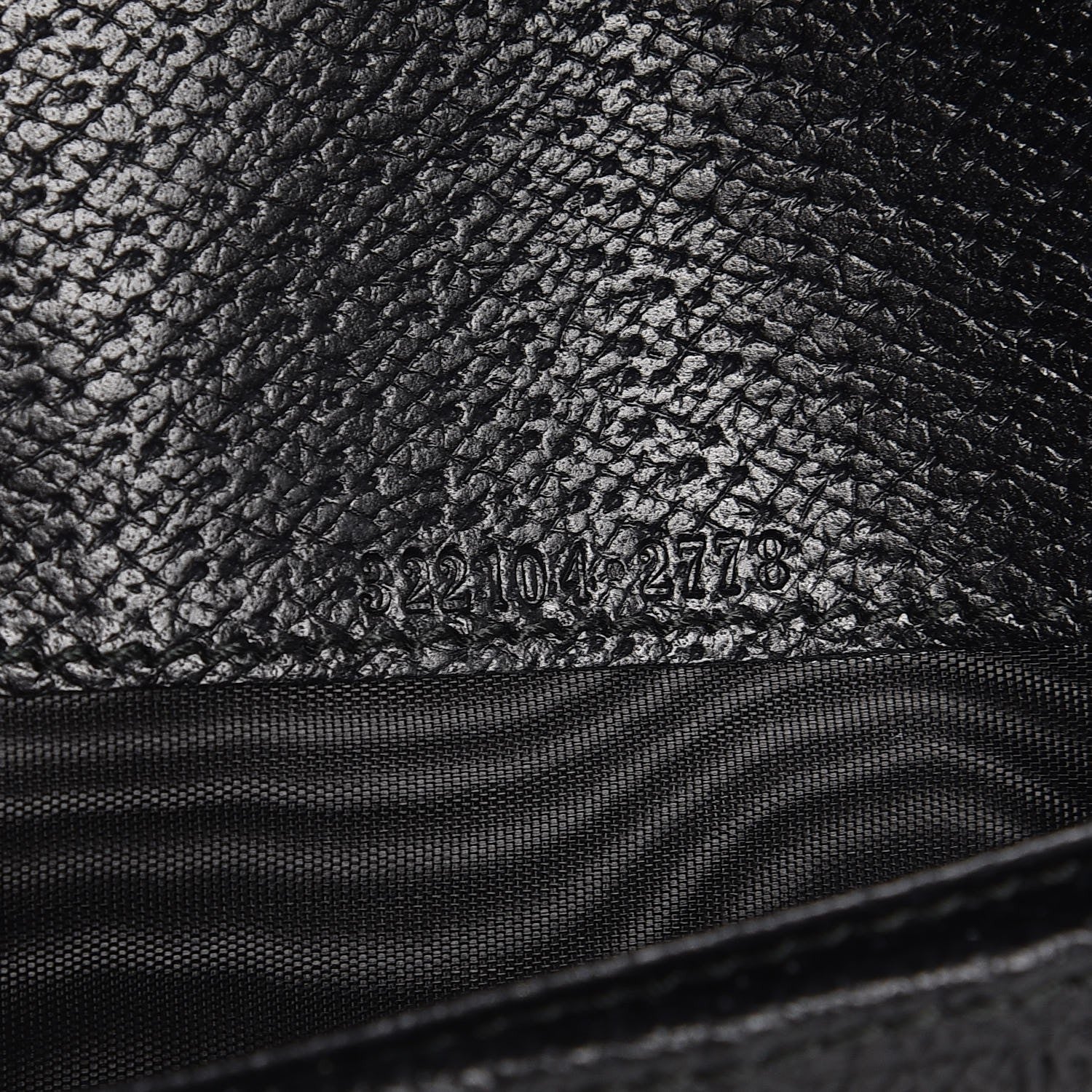 Gucci Calfskin Dandy New Chester Continental Flap Wallet Black 6 of 7