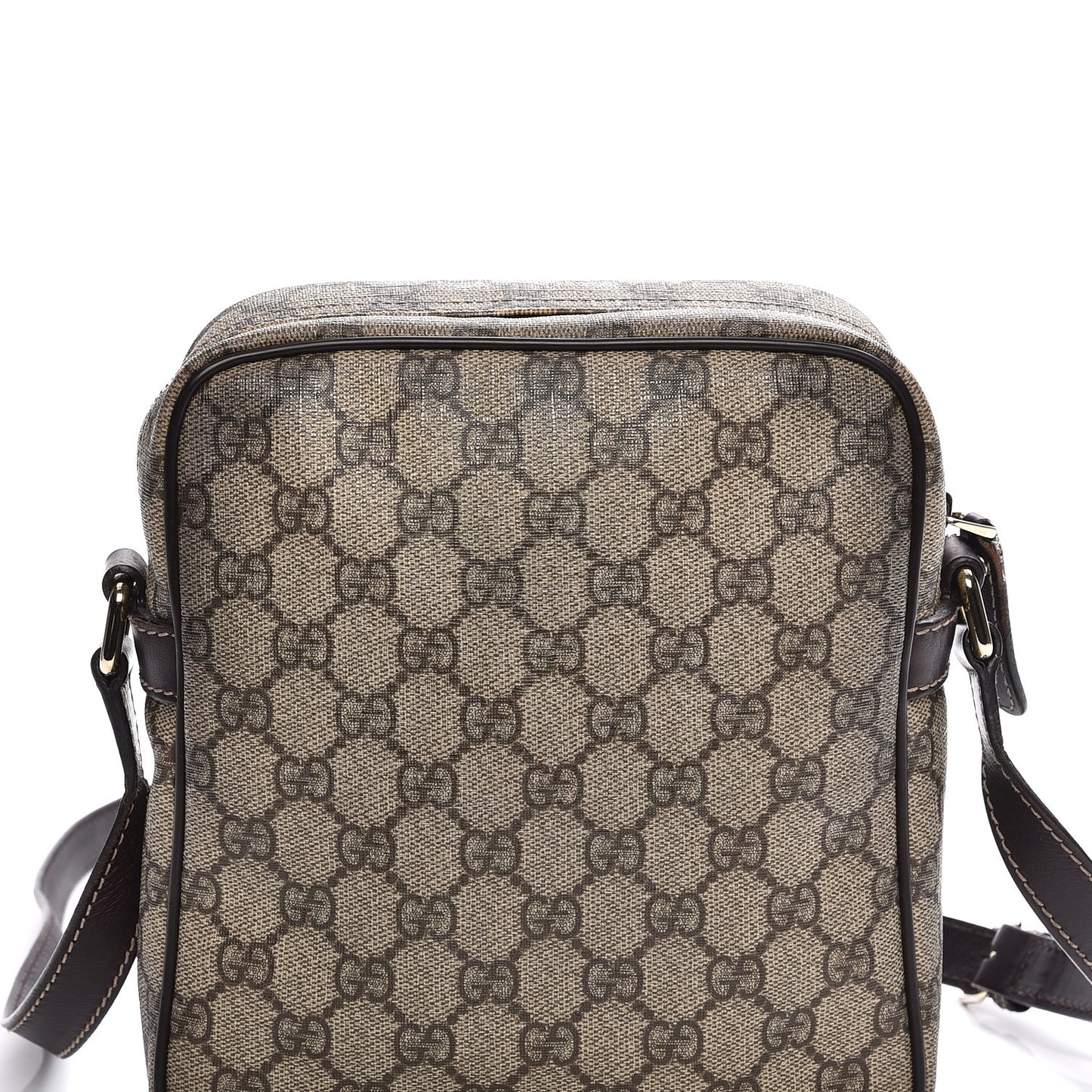 GG Plus Monogram Messenger Bag Dark Brown