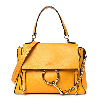 Chloe Calfskin Small Faye Day Shoulder Bag Dusty Yellow 1 of 9