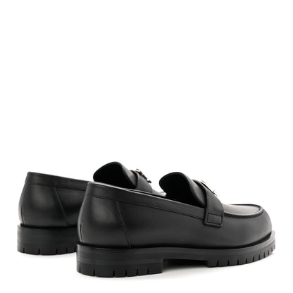 Hermes Calfskin Womens Faubourg Loafers 36 Black 5 of 9