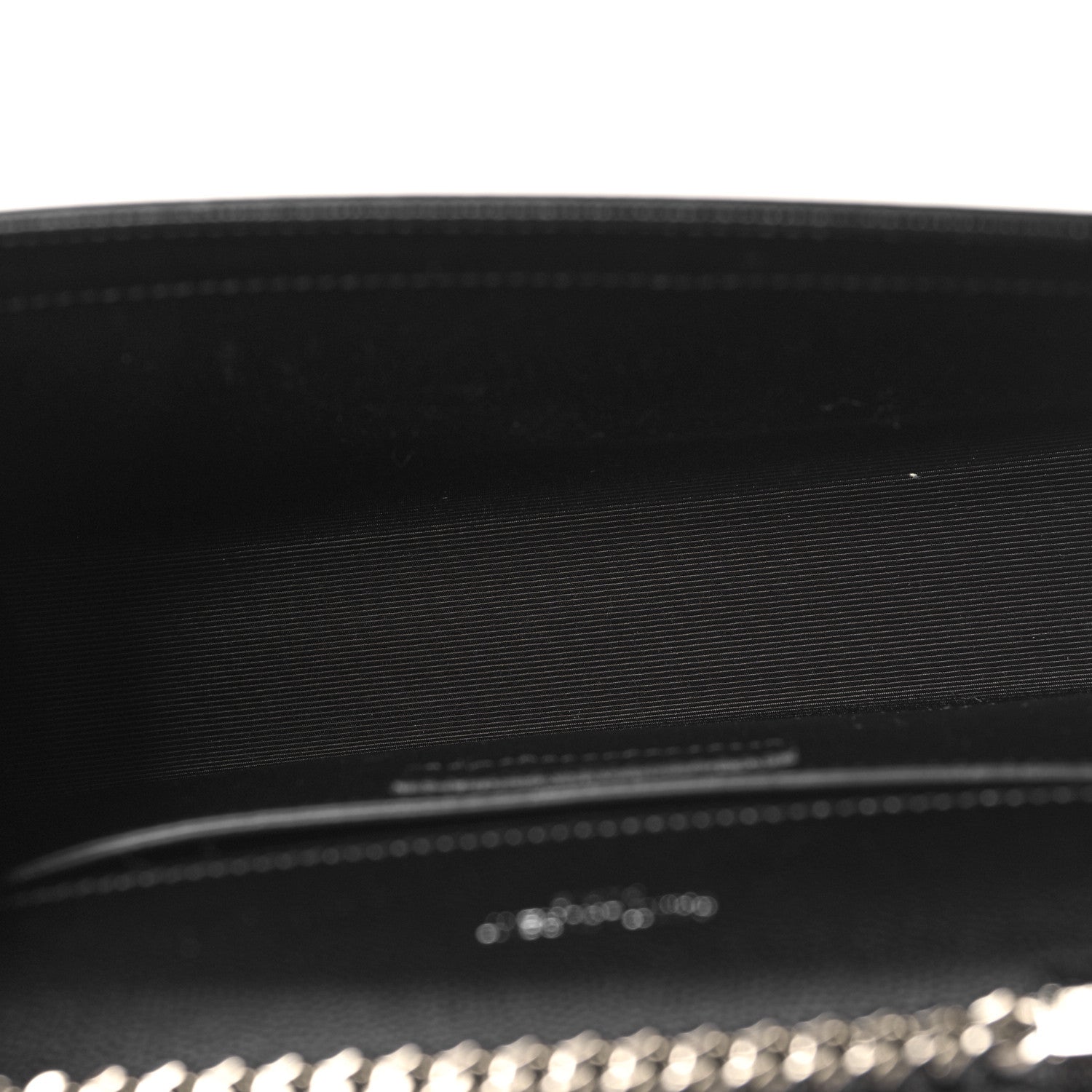 Saint Laurent Grain De Poudre Small Monogram Kate Satchel Black 5 of 9