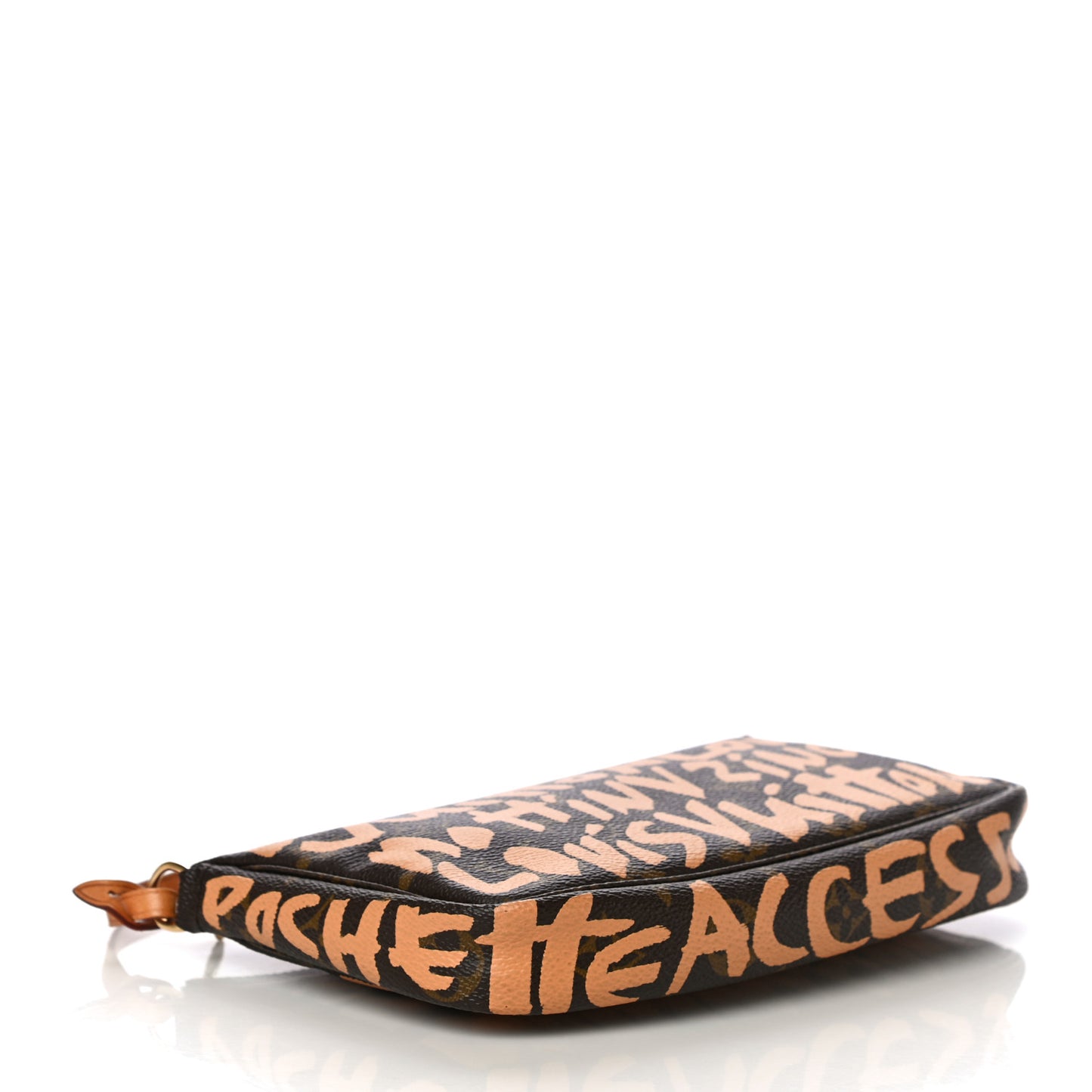 Monogram Graffiti Pochette Accessories Peach