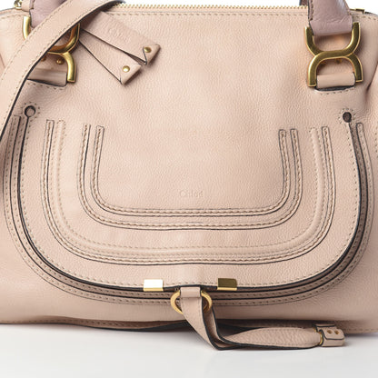 Chloe Calfskin Medium Marcie Satchel Blush Nude 8 of 10