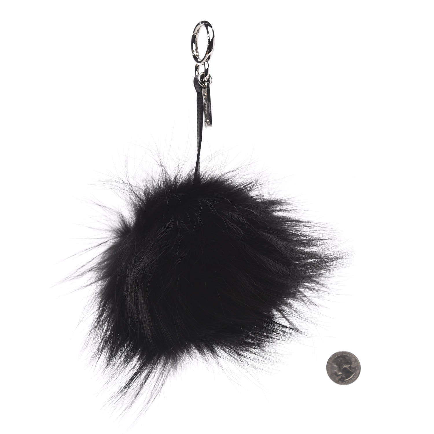 Fendi Mink Fur Furyou Monster Bag Bug Charm Black 2 of 3
