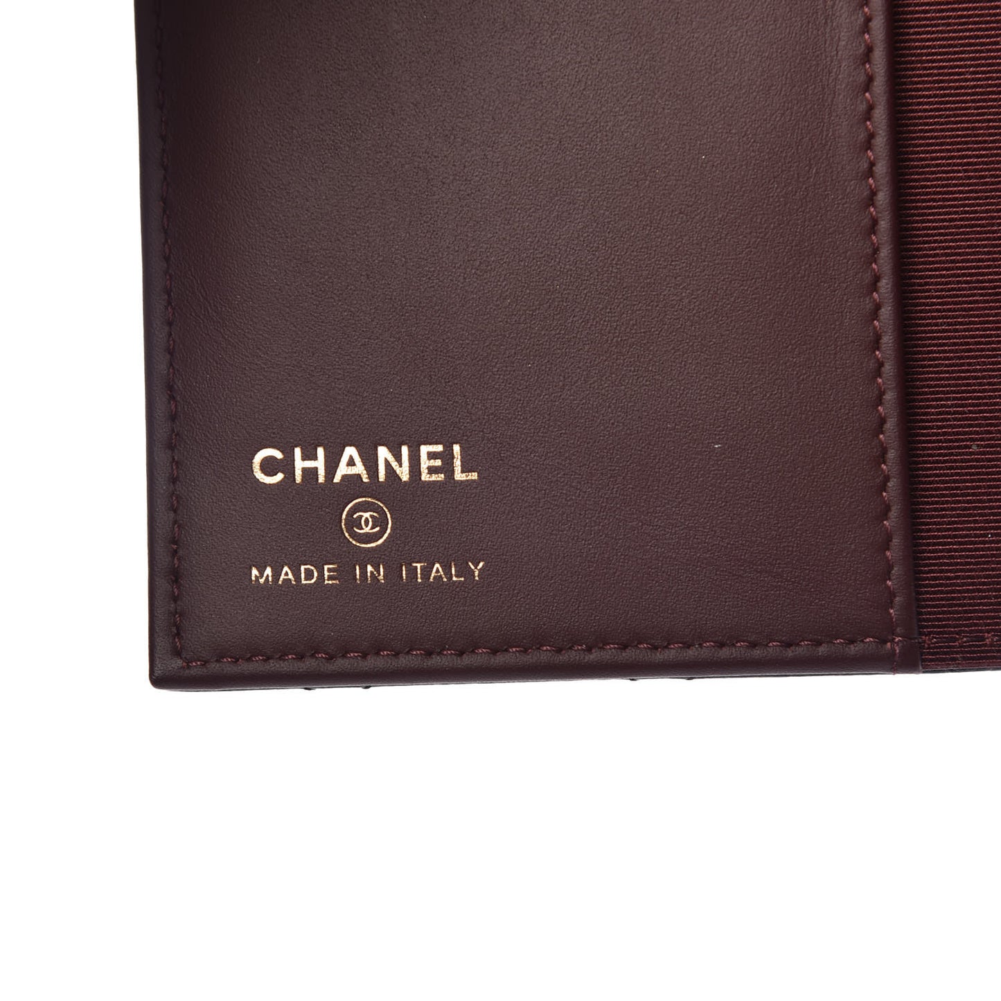 Caviar Quilted Passport Holder Black