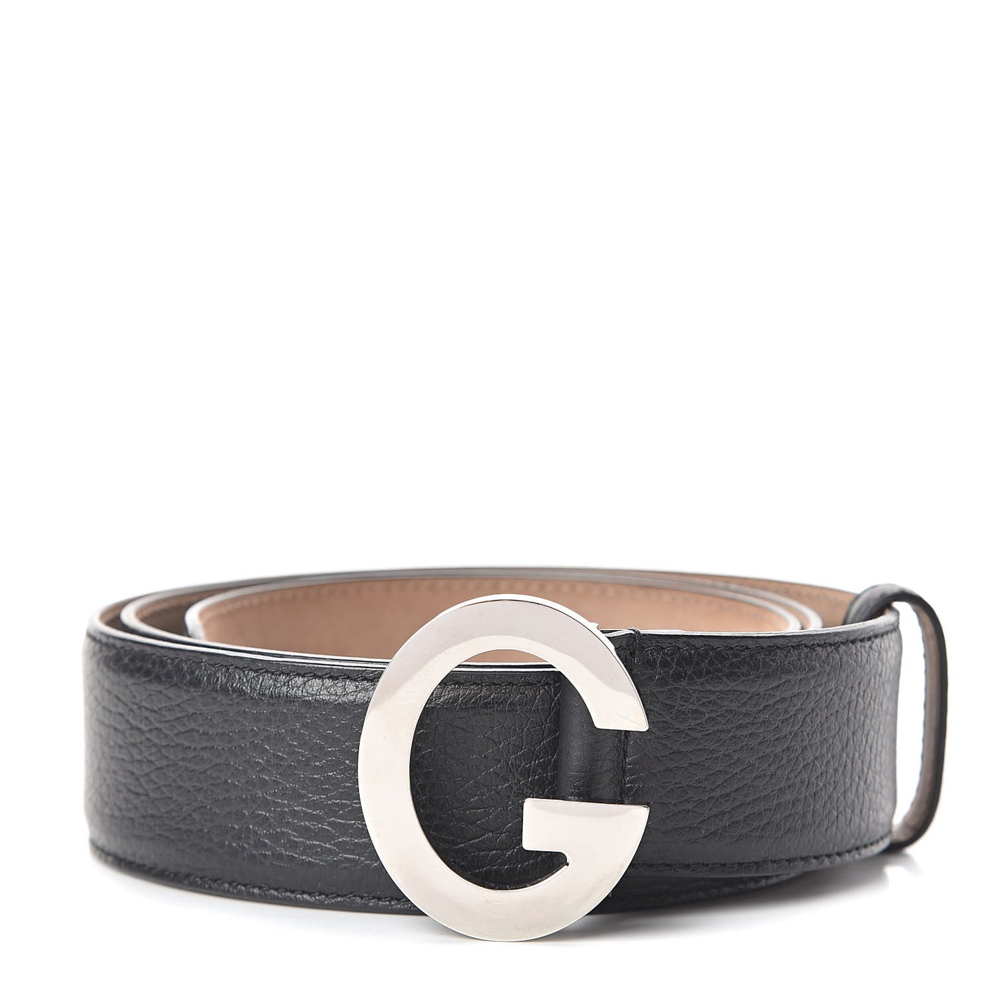 Calfskin G Buckle Belt 90 36 Black