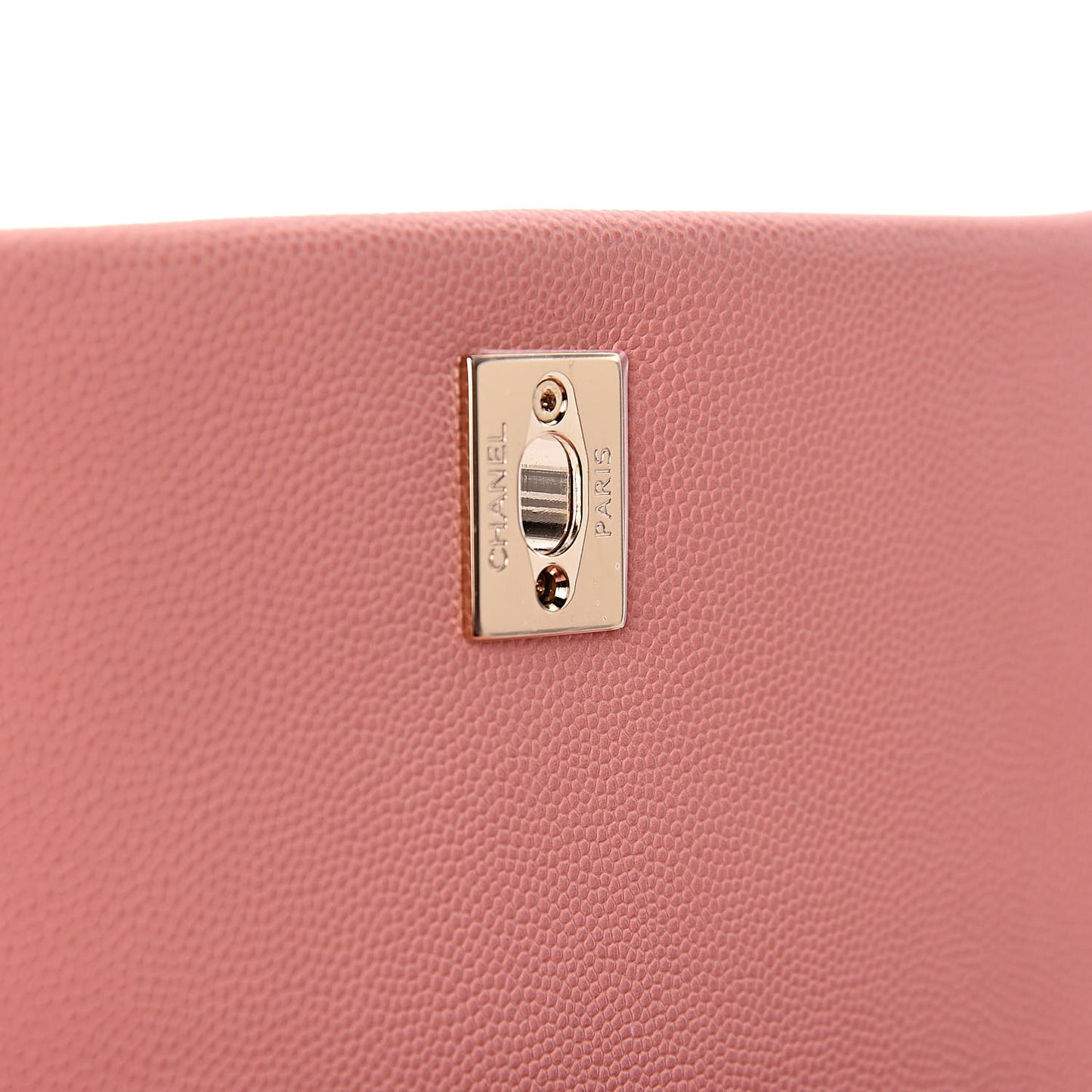 Caviar Quilted Mini Coco Handle Flap Pink