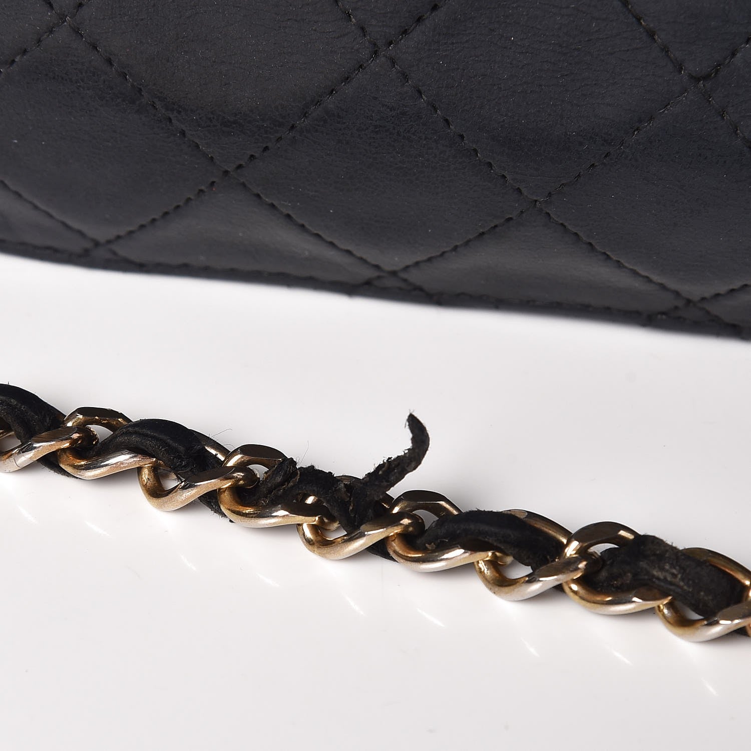 Chanel Lambskin Quilted Medium Single Flap Black 9 of 10