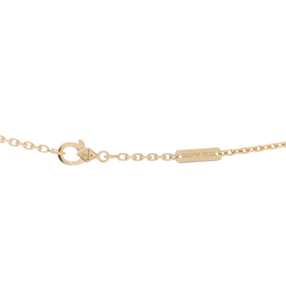 Van Cleef & Arpels 18K Yellow Gold Mother of Pearl Magic Alhambra Long Necklace 4 of 5