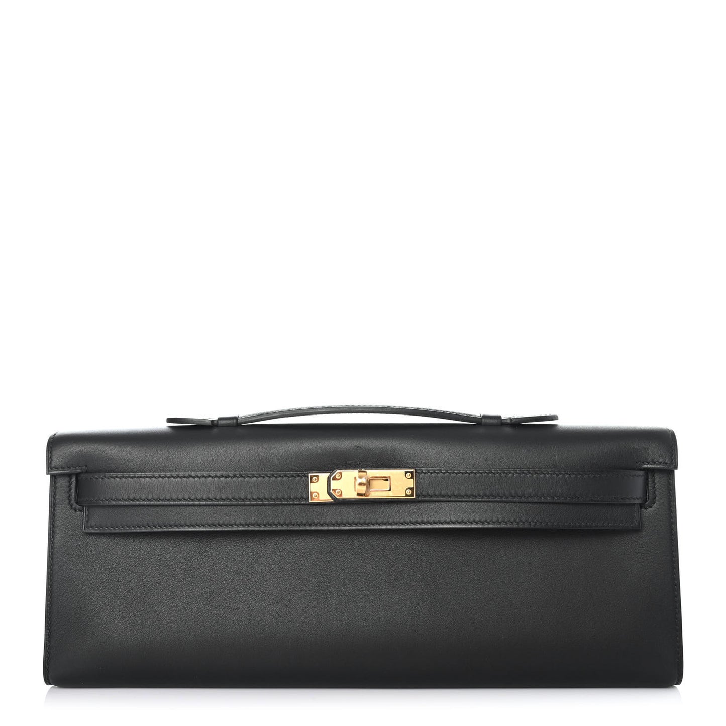 Swift Kelly Cut Clutch Pochette Black