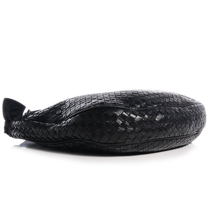 Bottega Veneta Vintage Nappa Intrecciato Shoulder Bag Nero Black 4 of 6