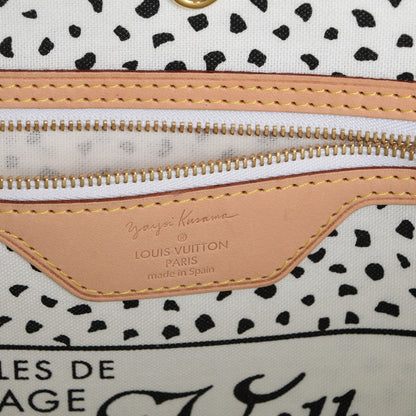 Louis Vuitton Monogram Kusama Waves Neverfull MM White 5 of 6