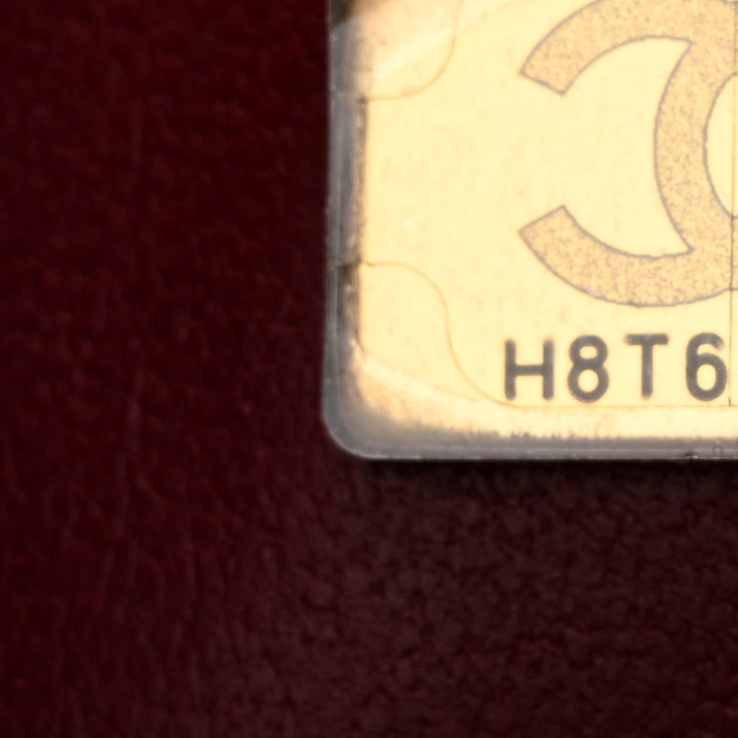 Lambskin Quilted Small Double Flap Burgundy