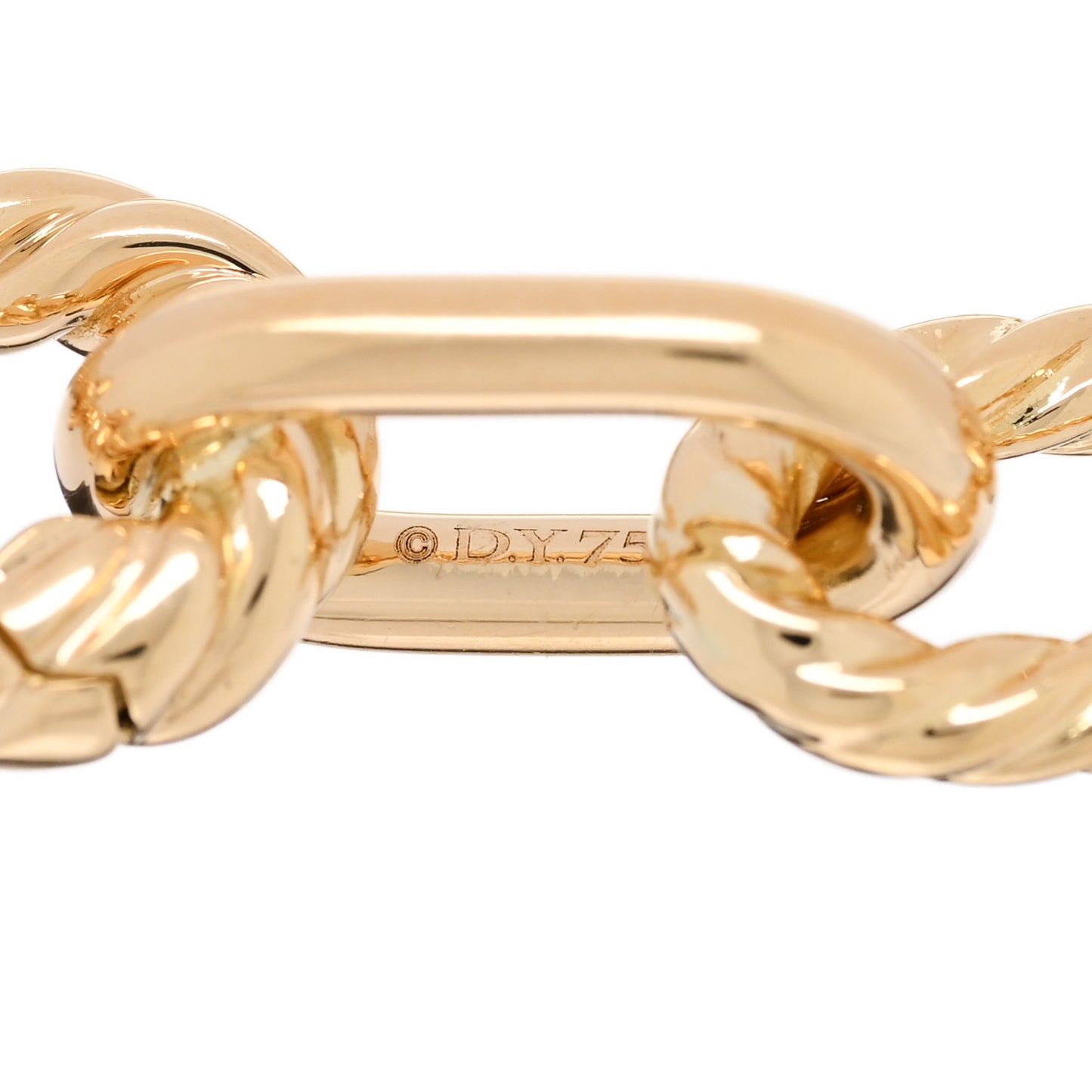 18K Yellow Gold 8.5mm Madison Classic Chain Bracelet