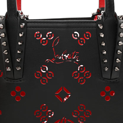 Christian Louboutin Perforated Mini East West Cabata Tote Black 7 of 7