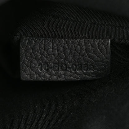 Christian Dior X KAWS Grained Calfskin Saddle Pouch Black 7 of 12