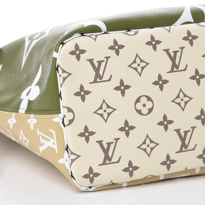 Louis Vuitton Monogram Giant Neverfull MM Kaki 11 of 12