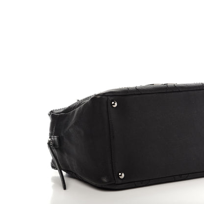 Chanel Calfskin Diamond Stitch Tote Black 9 of 11