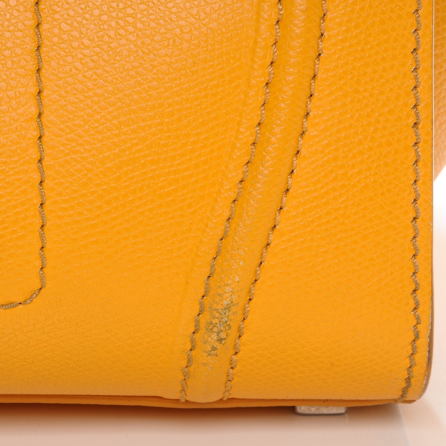 Grained Calfskin Medium Phantom Luggage Yellow