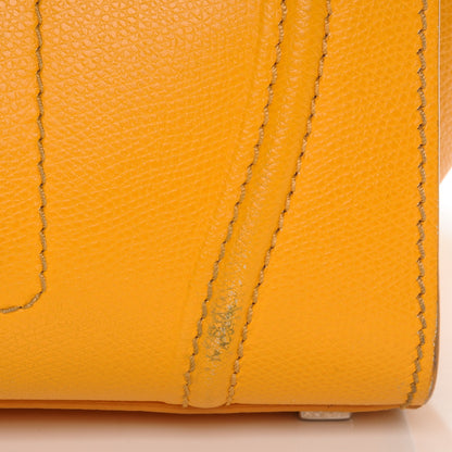 Celine Grained Calfskin Medium Phantom Luggage Yellow 10 of 14