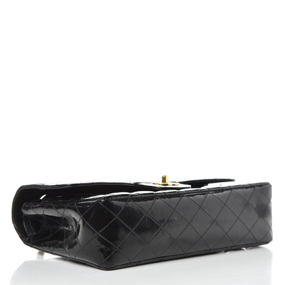 Chanel Patent Quilted Medium Double Flap Black 4 of 18