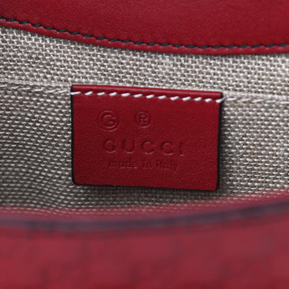 Gucci Soft Microguccissima Mini Emily Chain Shoulder Bag Rosso 6 of 9