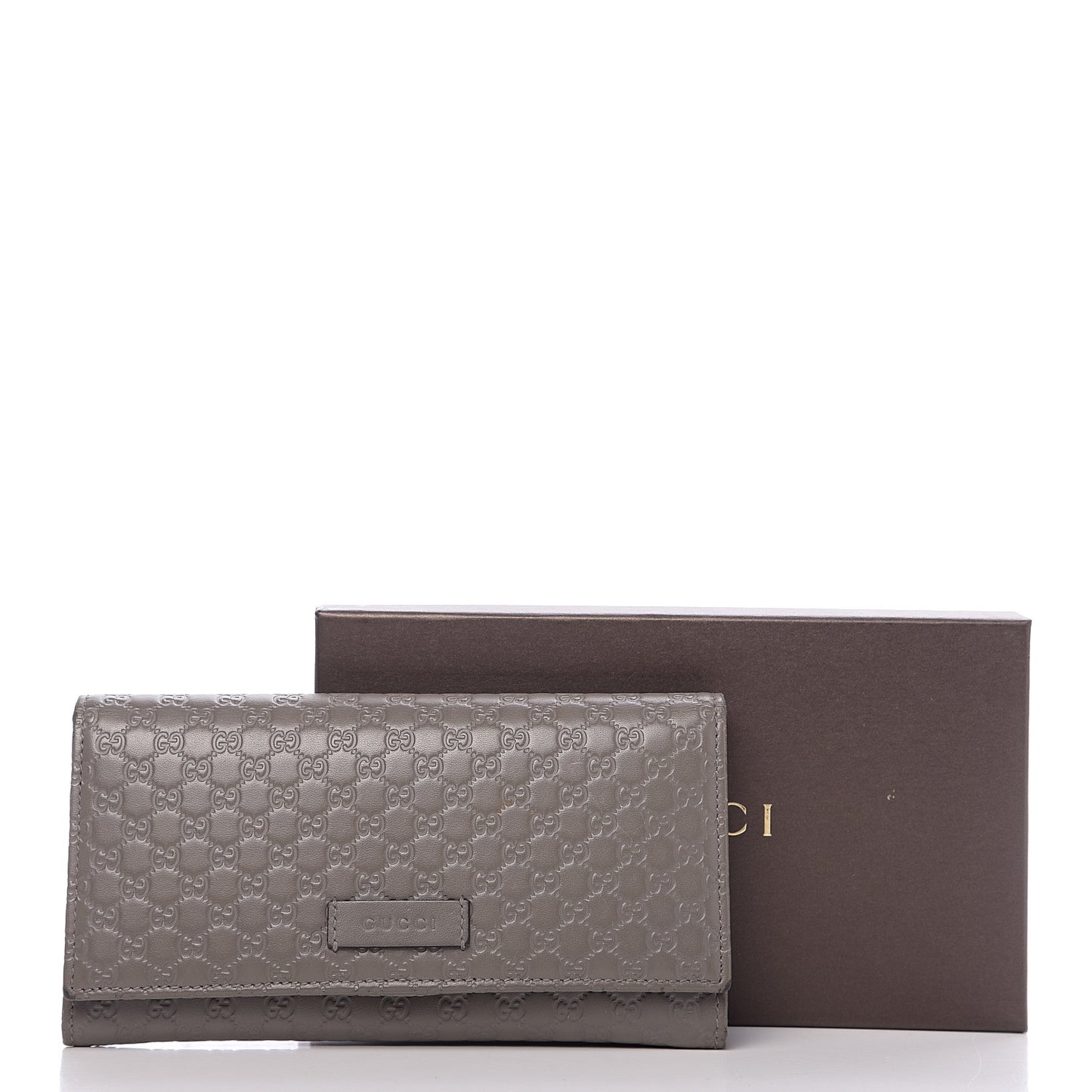 Soft Microguccissima Continental Wallet Loess