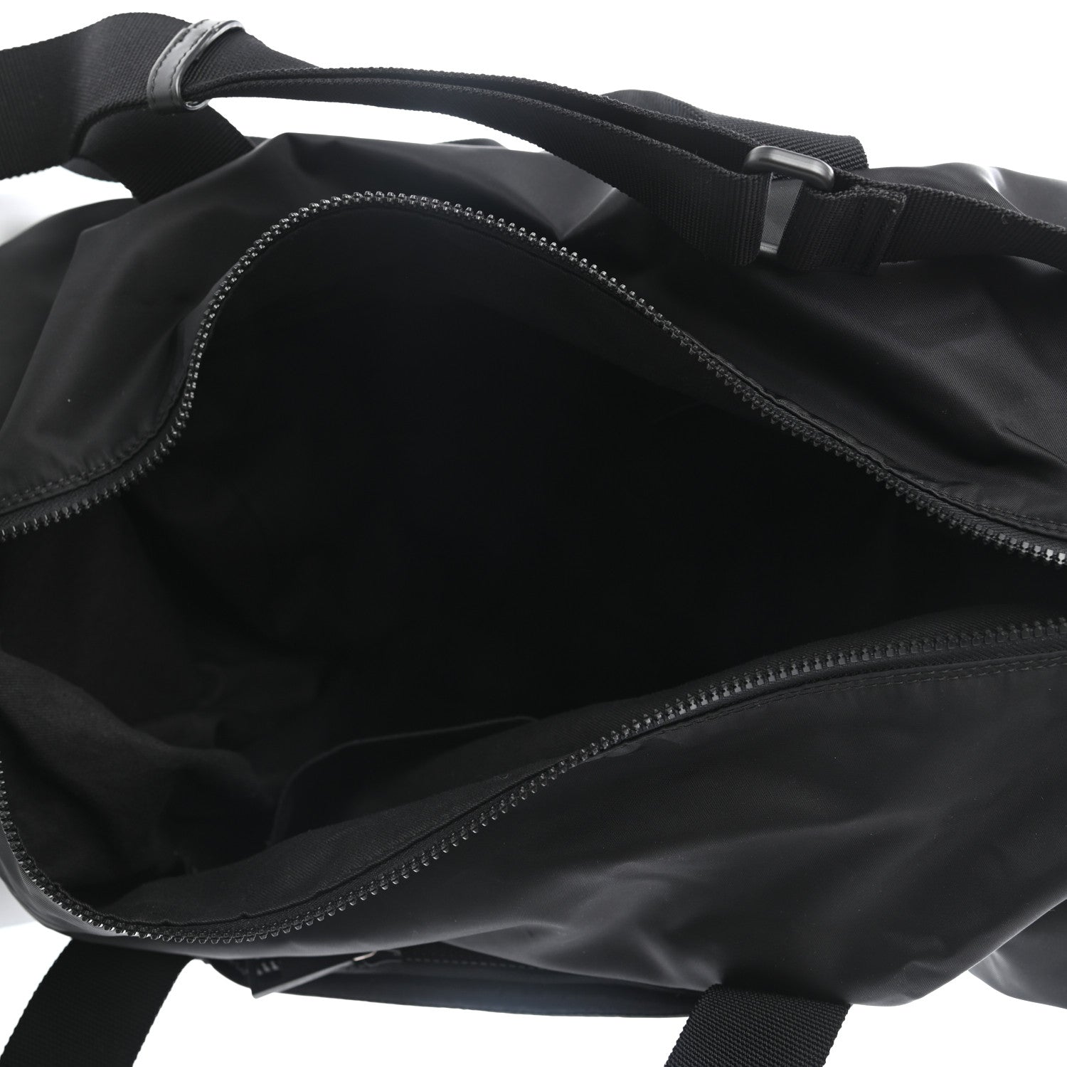Versace Canvas Nylon Quilted Palazzo Duffle Bag Black 4 of 8