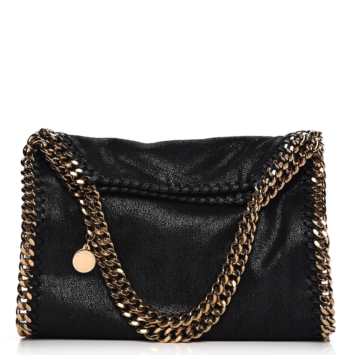 Stella McCartney Shaggy Deer Mini Falabella Tote Black 1 of 7