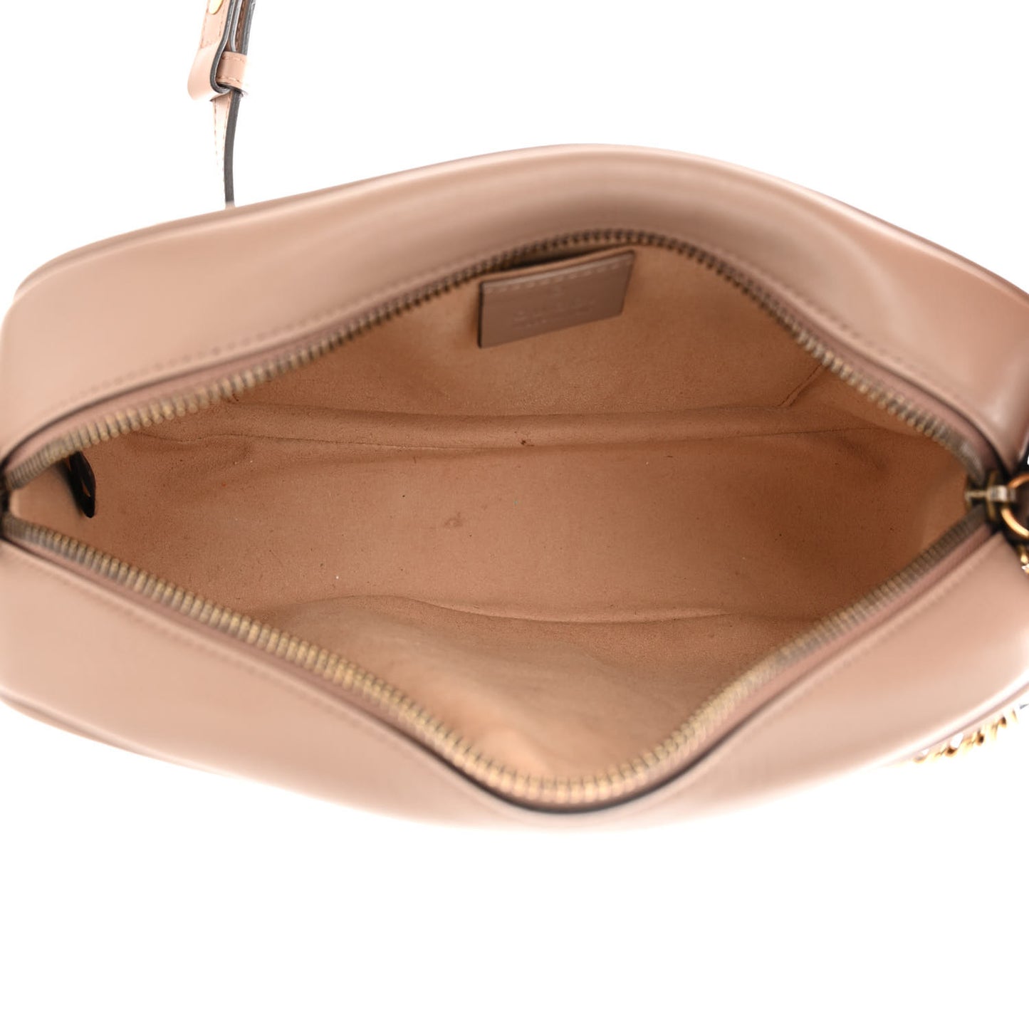 Calfskin Matelasse Small GG Marmont Chain Shoulder Bag Porcelain Rose