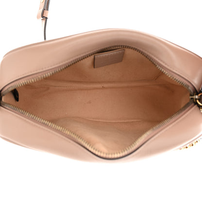 Gucci Calfskin Matelasse Small GG Marmont Chain Shoulder Bag Porcelain Rose 5 of 11