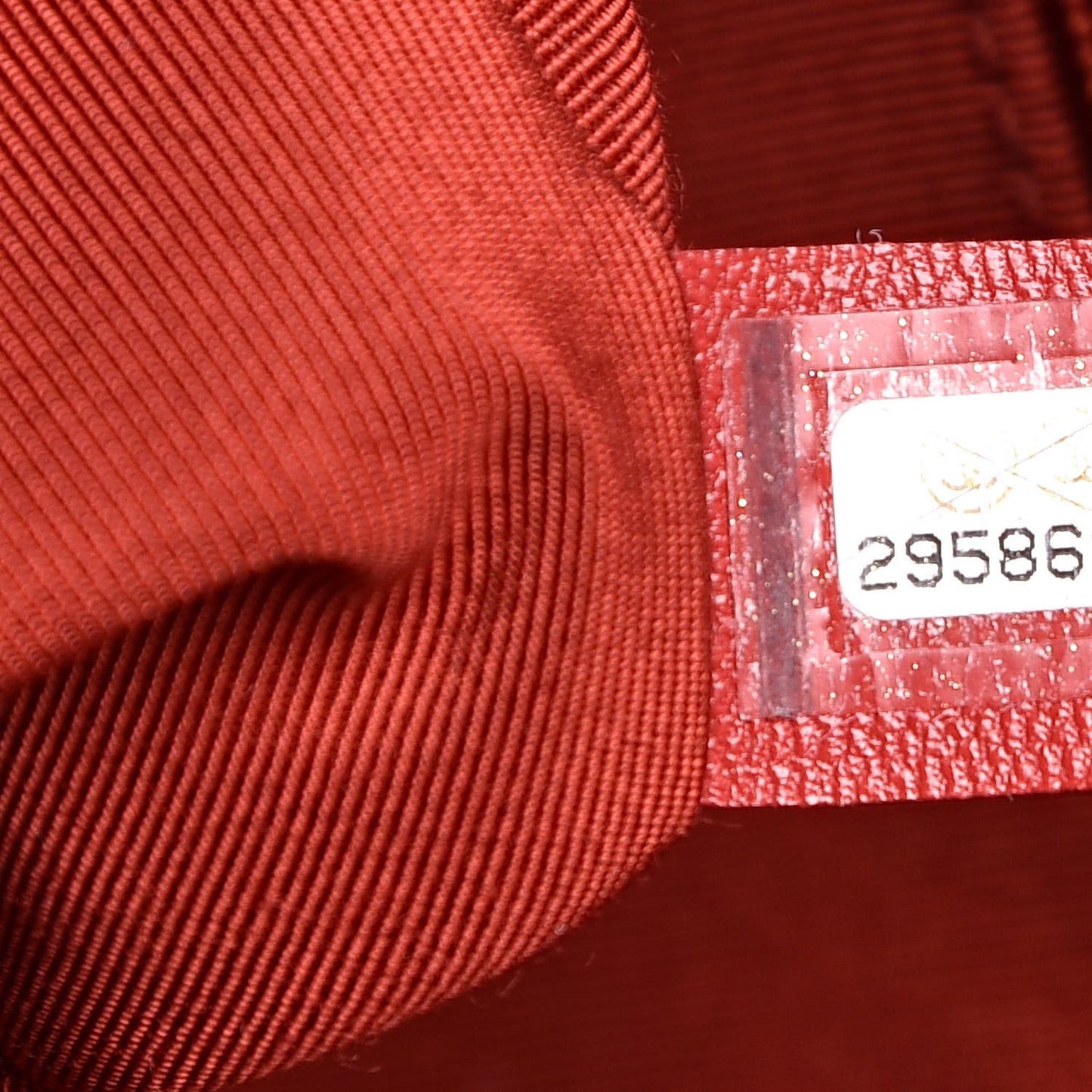Goatskin Quilted Large 19 Flap Red