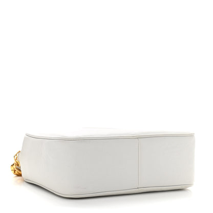 Chanel Lambskin CC Tassel Camera Case White 4 of 16