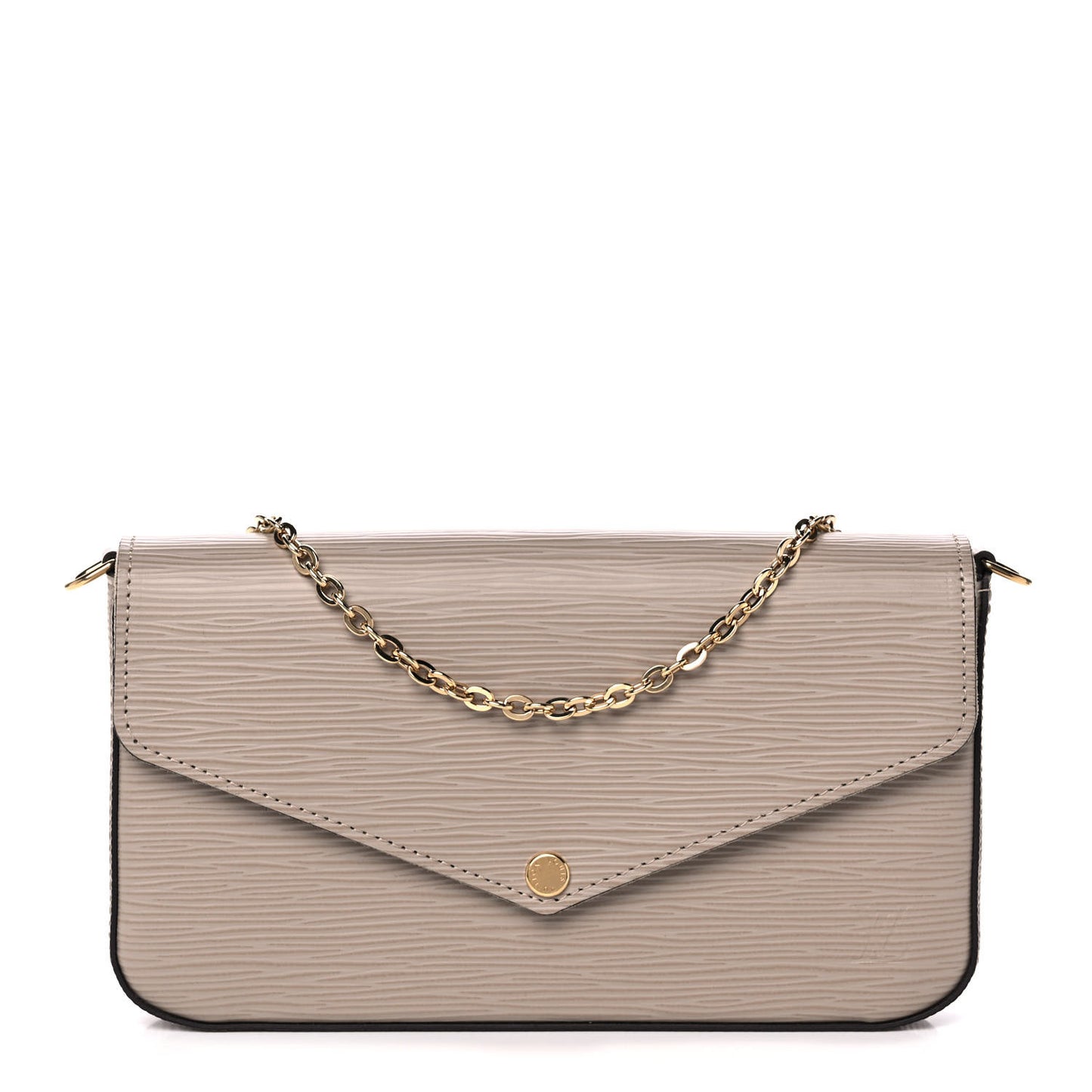 Epi Felicie Pochette Chain Wallet Galet