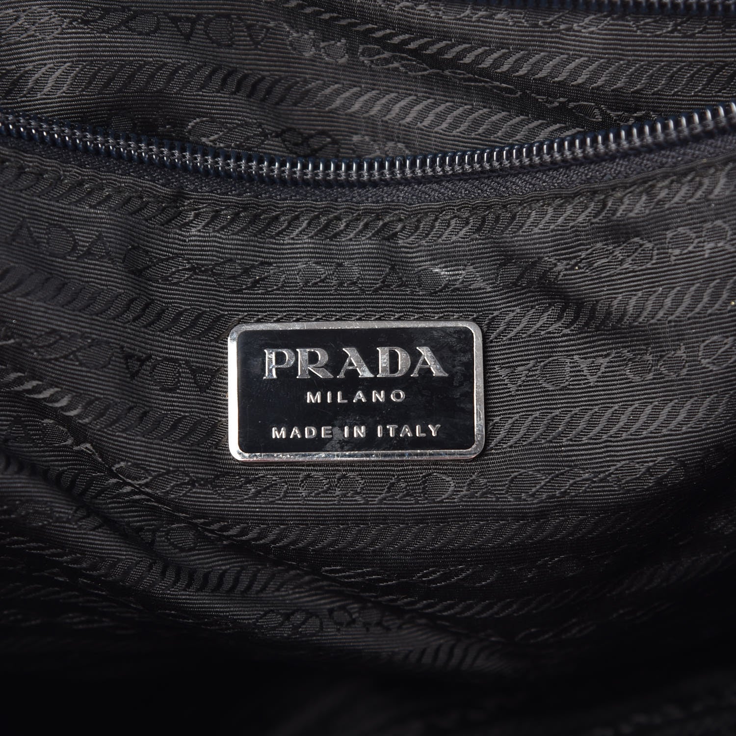 Prada Nylon Vela Medium Backpack Black 6 of 10