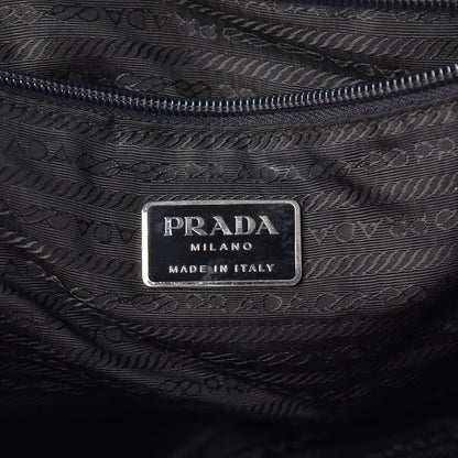 Prada Nylon Vela Medium Backpack Black 6 of 10