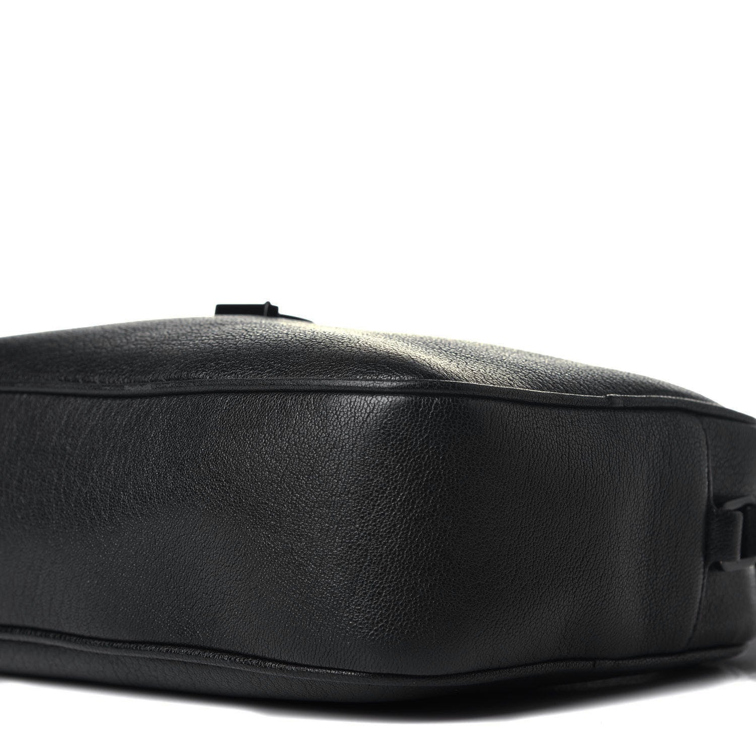 Saint Laurent Grained Lambskin Monogram Lou Camera Bag Black 8 of 8