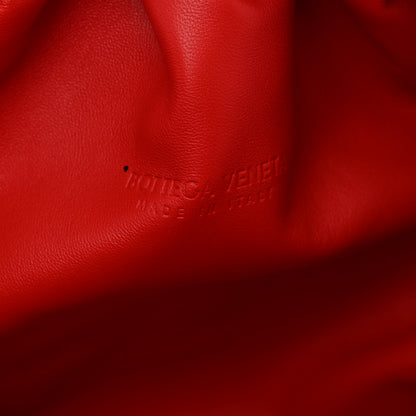 Bottega Veneta Nappa Maxi Intrecciato The Pouch Oversized Clutch Bright Red 6 of 9