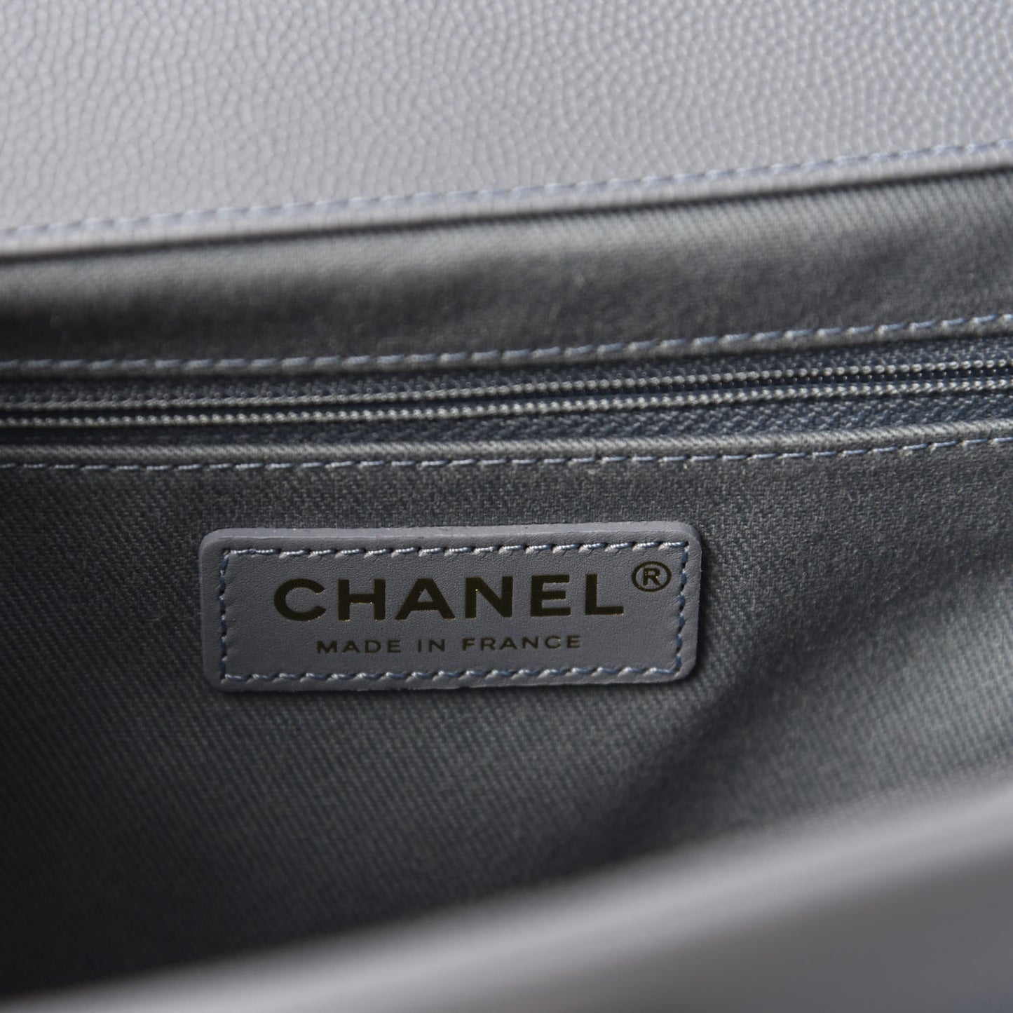 Caviar Quilted Medium Business Affinity Flap Blue