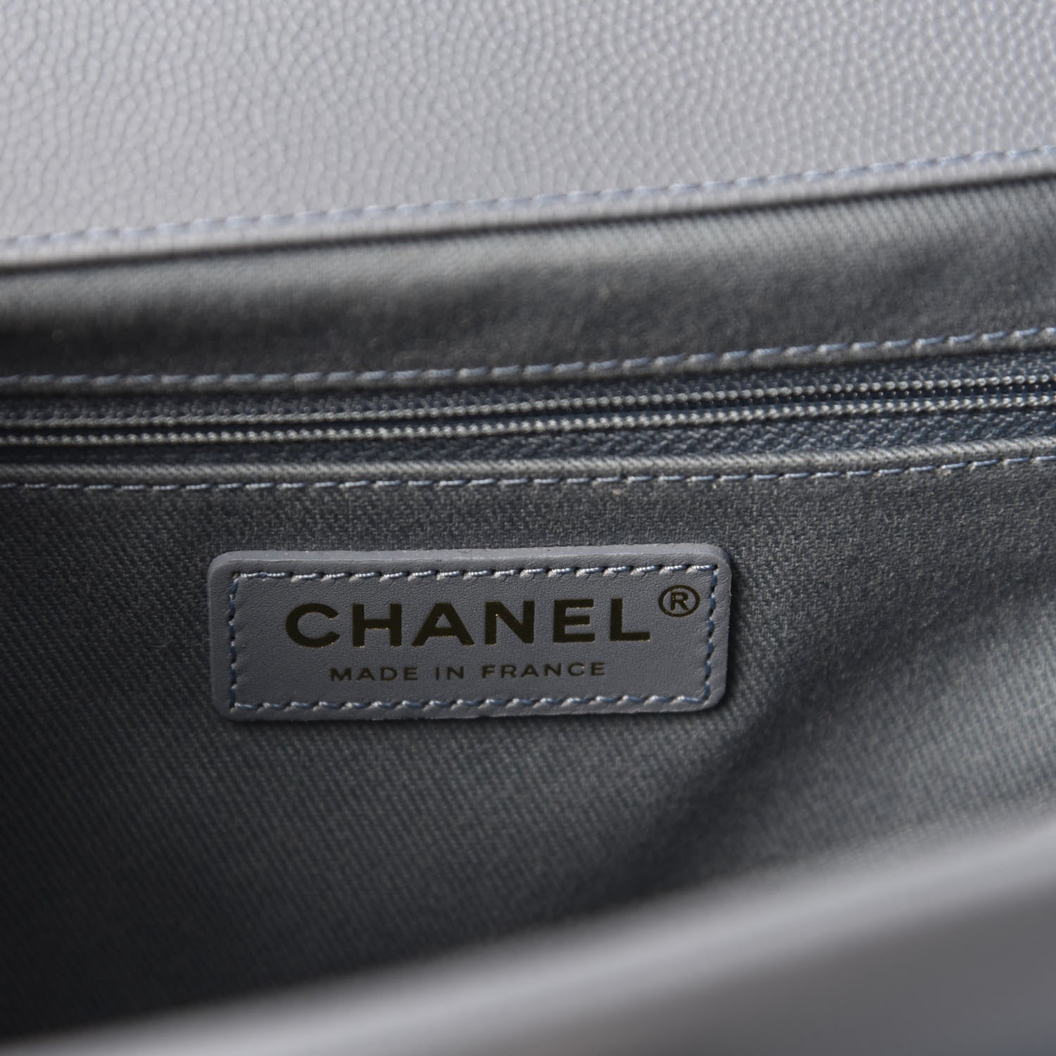 Chanel Caviar Quilted Medium Business Affinity Flap Blue 8 of 11