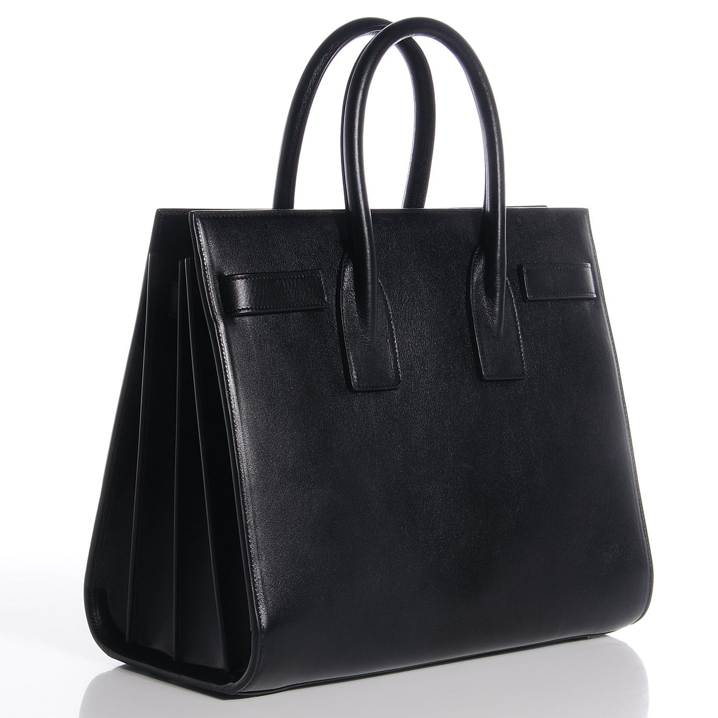 Calfskin Small Sac De Jour Black
