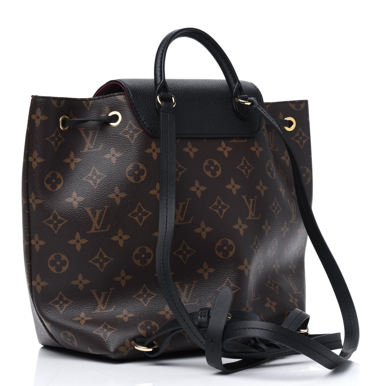 Louis Vuitton Monogram Montsouris PM Black 2 of 16