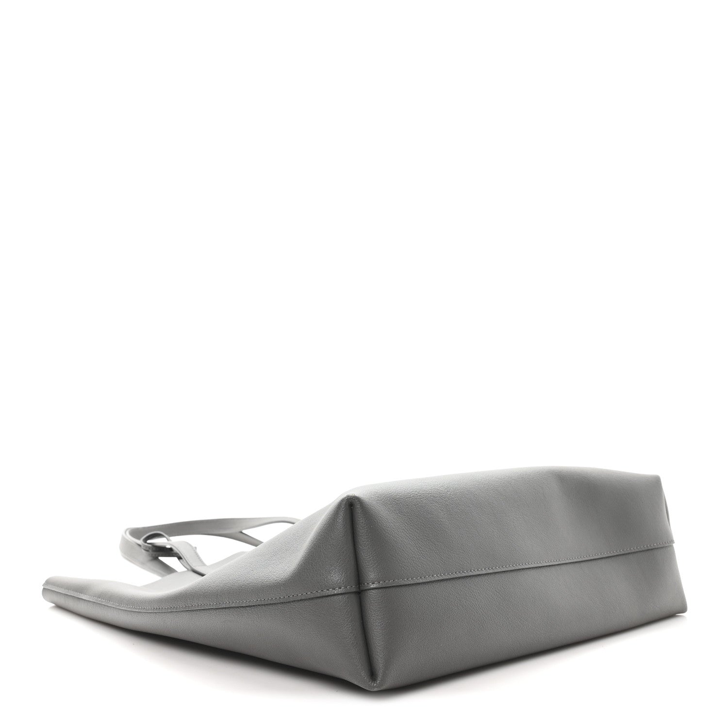 Saint Laurent Calfskin North-South Shopping Tote Storm 5 of 13